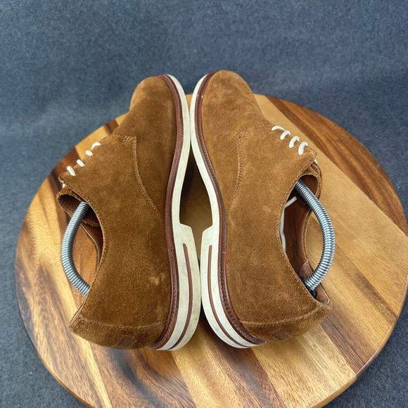 Polo Ralph Lauren Torian Brown Suede Derby Shoes Mens 11D 11431 main image 5